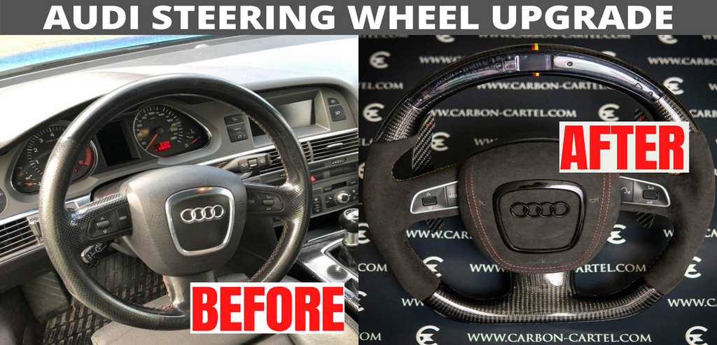 Steering Wheel Upgrade of Audi A4