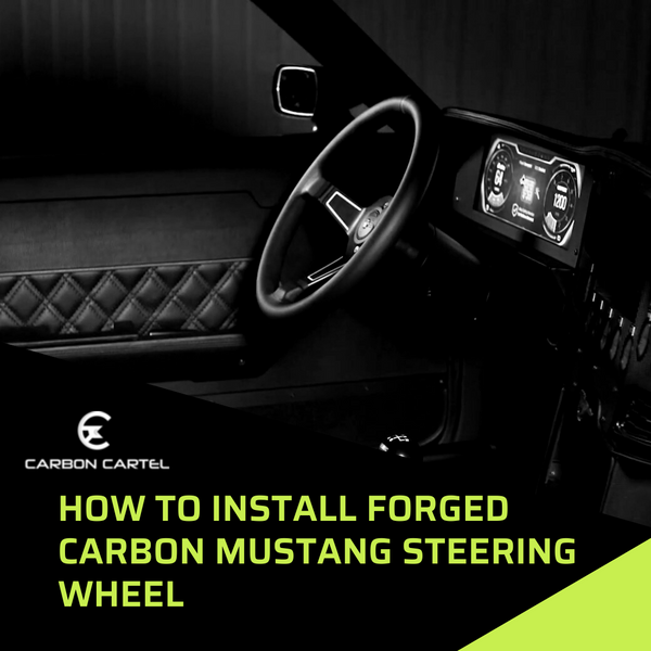 How to Install Forged Carbon Mustang Steering Wheel