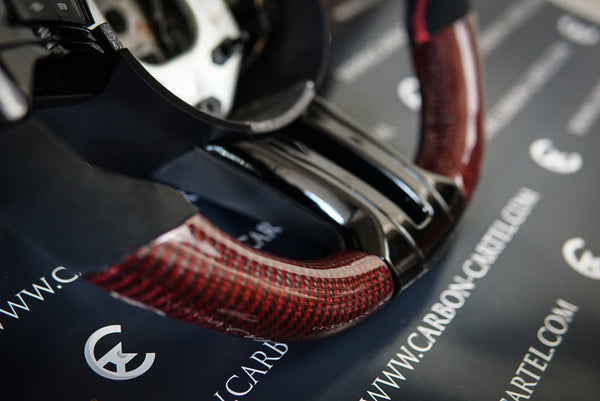 bottom part of 2013 ford mustang carbon fiber steering wheel