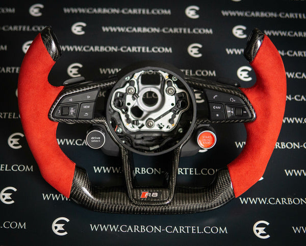 Cstar Forged Carbon Hellblaue Flakes ABS Lenkradabdeckung Lenkradspan,  299,00 €