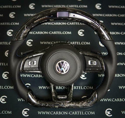 VW GOLF MK7.5 CUSTOM MADE STEERING WHEEL